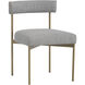 Seneca Antique Brass / Arena Cement Dining Chair, Set Of 2